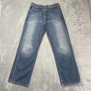Abercrombie & Fitch 1892 Jeans Mens 32R (32x31) Blue Denim Straight Leg USA Made